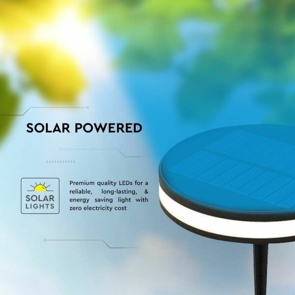 Lampada solare LED da esterno LED/1,8W/3,7V IP54 3000K 1800 mAh