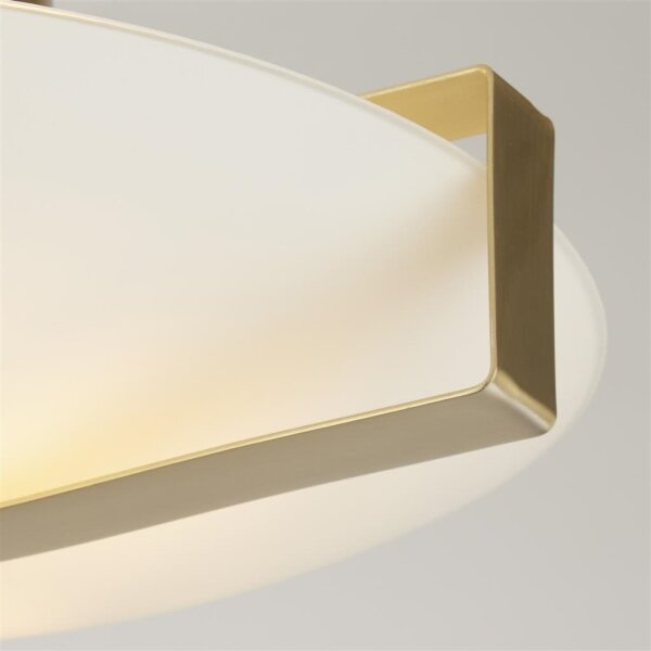 Searchlight 73990-3GO - Lampada da soffitto SUNDIAL 3xE27/40W/230V, finitura oro