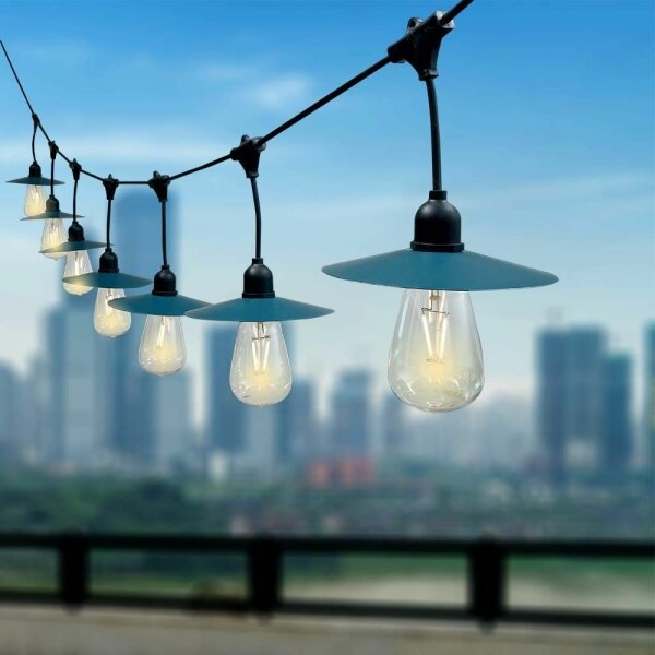 Catena LED solare 15xLED/0,2W/3,7V 15,6 m 3000K IP44 2400 mAh