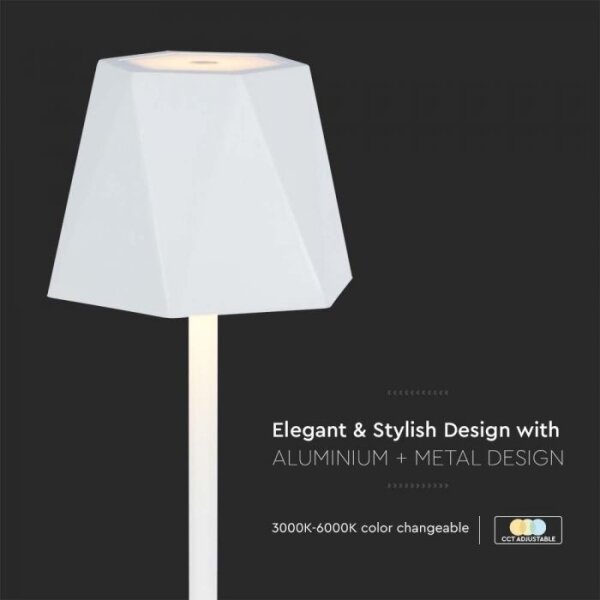LED Lampada da tavolo ricaricabile dimmerabile LED/4W/5V 3000-6000K 1800 mAh bianco