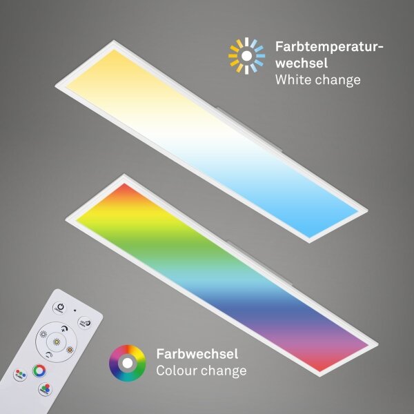 Brilo - Plafoniera dimmerabile RGBW SLIM LED/40W/230V + +TC