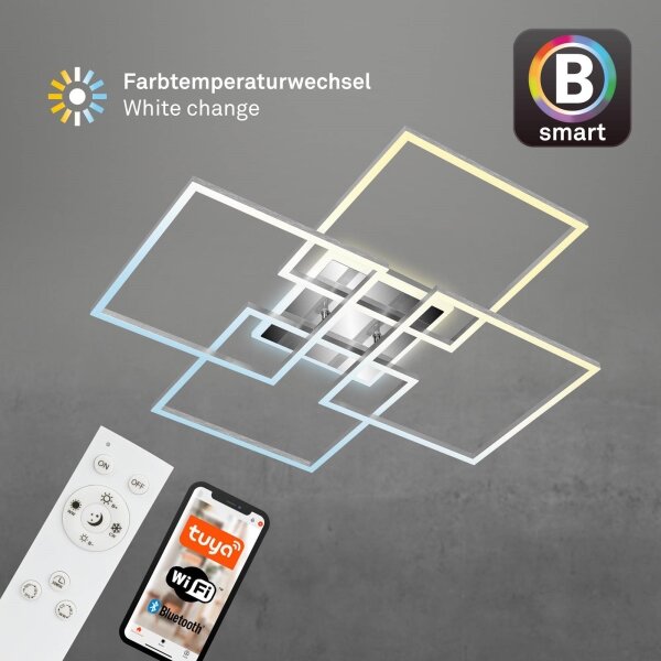 Brilo - Lampadario a plafone LED dimmerabile FRAME LED/50W/230VWi-Fi Tuya + +TC