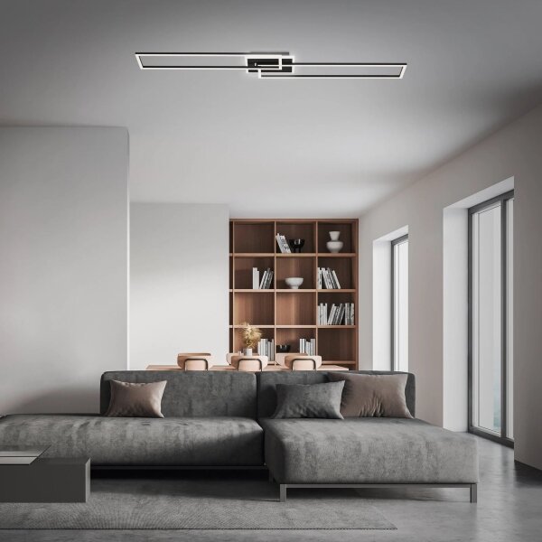Brilo - Lampadario a plafone LED dimmerabile FRAME 2xLED/20W/230V 2700-6500K + +TC