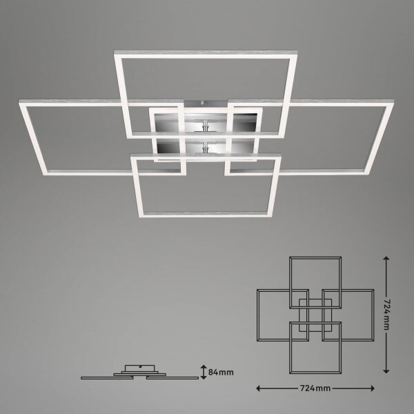 Brilo - Lampadario a plafone LED dimmerabile FRAME LED/50W/230VWi-Fi Tuya + +TC