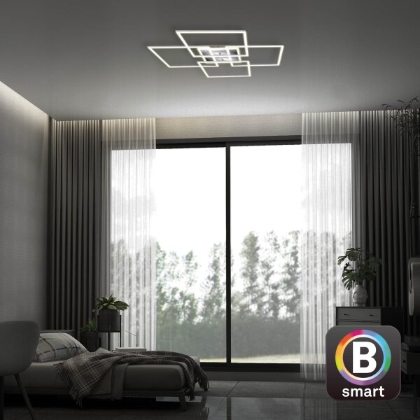 Brilo - Lampadario a plafone LED dimmerabile FRAME LED/50W/230VWi-Fi Tuya + +TC