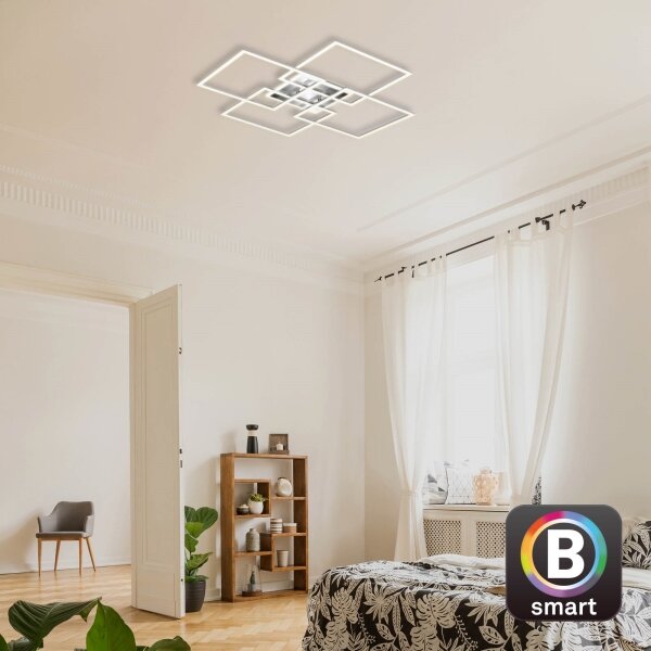 Brilo - Lampadario a plafone LED dimmerabile FRAME LED/50W/230VWi-Fi Tuya + +TC