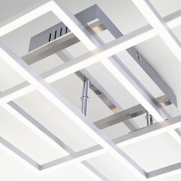 Brilo - Lampadario a plafone LED dimmerabile FRAME LED/51W/230V cromo + +TC
