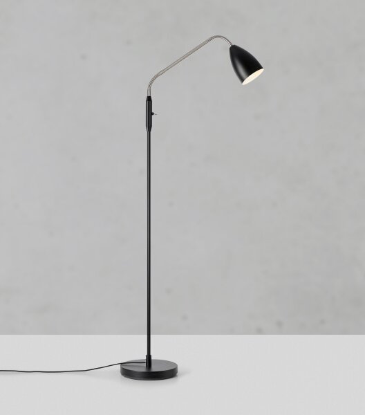 Markslöjd 108886 - Lampada da terra dimmerabile a LED PATRO LED/4,9W/230V nero
