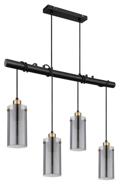 Globo 15564-4H - Lampadario a sospensione con filo FANNI 4xE27/40W/230V