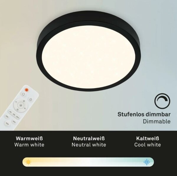 Briloner 3701-015 - Plafoniera LED dimmerabile RUNA LED/18W/230V + +TC
