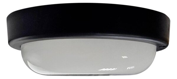 Plafoniera LED da esterno 8W/230V 4200K diam. 14 cm IP64 nera