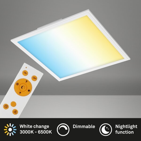 Briloner 7179-016 - Plafoniera LED dimmerabile PIATTO LED/24W/230V + +TC
