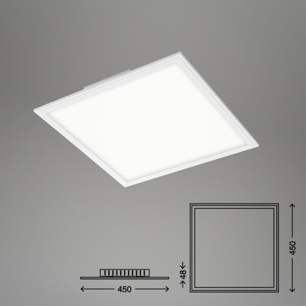 Briloner 7179-016 - Plafoniera LED dimmerabile PIATTO LED/24W/230V + +TC