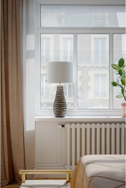 ByRydens 4002770-5500 - Lampada da tavolo BARTHA 1xE27/8W/230V beige