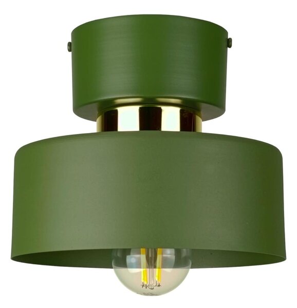 Plafoniera IGNIA 1xE27/60W/230V verde/oro