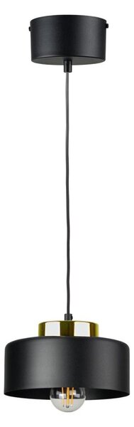 Lampadario con cavo IGNIA 1xE27/60W/230V nero/oro