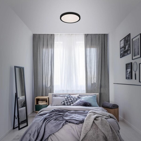 Briloner 3071-015 - Plafoniera LED RUNA LED/24W/230V nero