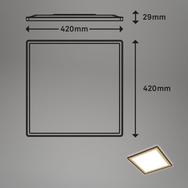 Briloner 7459-417 - Plafoniera LED dimmerabile DECO LED/24W/230V + +TC