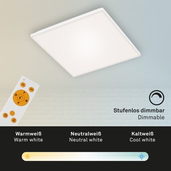 Briloner 7378-116 - Plafoniera LED dimmerabile FRAMELESS LED/24W/230V + +TC