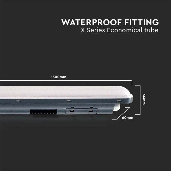 Lampada fluorescente tecnica LED X-SERIES LED/48W/230V 6500K IP65 150 cm