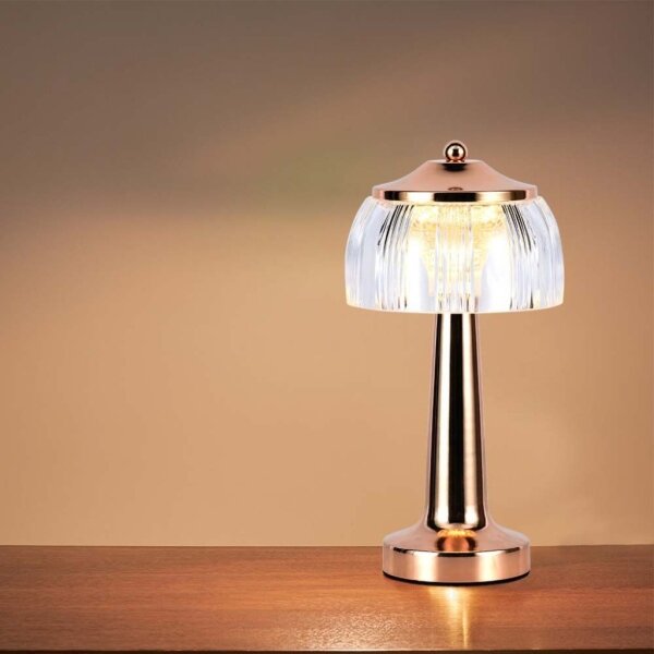 Lampada da tavolo LED dimmerabile LED/1W/5V 3000-6000K 1800 mAh Oro rosa