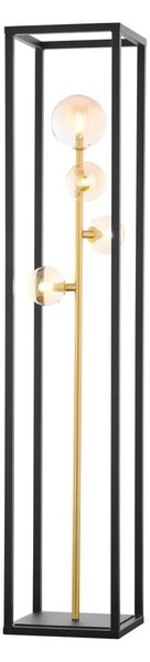 Jupiter 1911 - Lampada da terra NEPTUN 4xG9/14W/230V dorata/nera/beige fumé