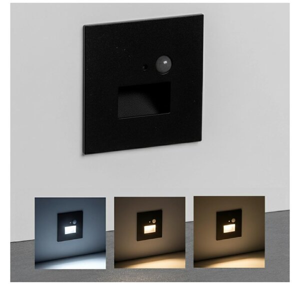 Brilagi LED lampada per scale con sensore JACK LED/3W/230V 3000/4000/6500K nero