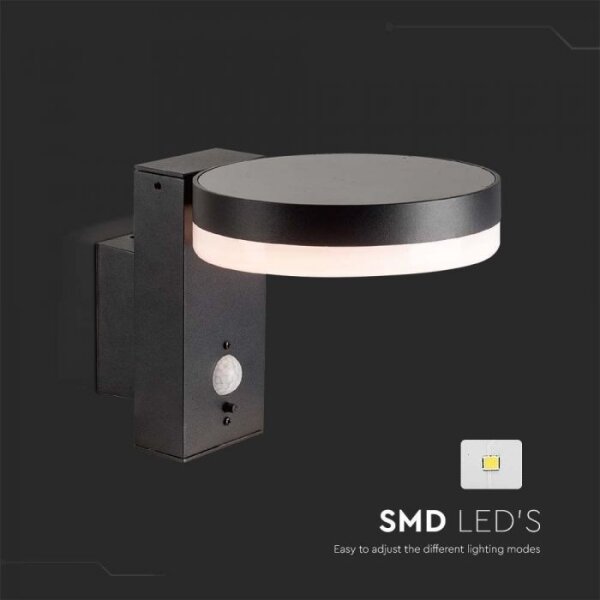 Lampada solare da parete LED esterna con sensore LED 5,5W 3000K IP54