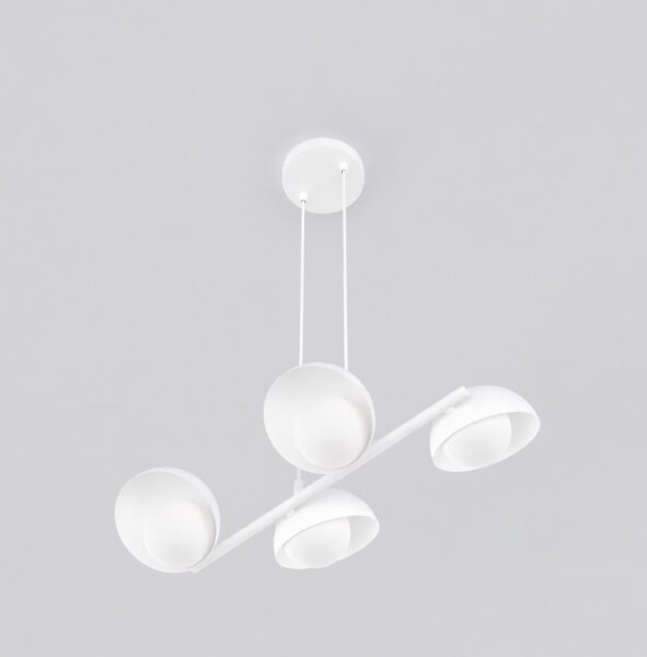 Lampada a sospensione con cavo BOOM 4xG9/8W/230V bianca