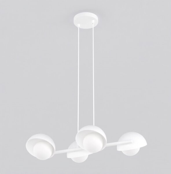Lampada a sospensione con cavo BOOM 4xG9/8W/230V bianca