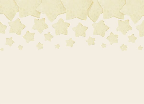 Carta da parati Gruppo di stelle su sfondo bianco, Carta da parati per Bambini, Carta da parati popolare, t00358 - Tapeko.it