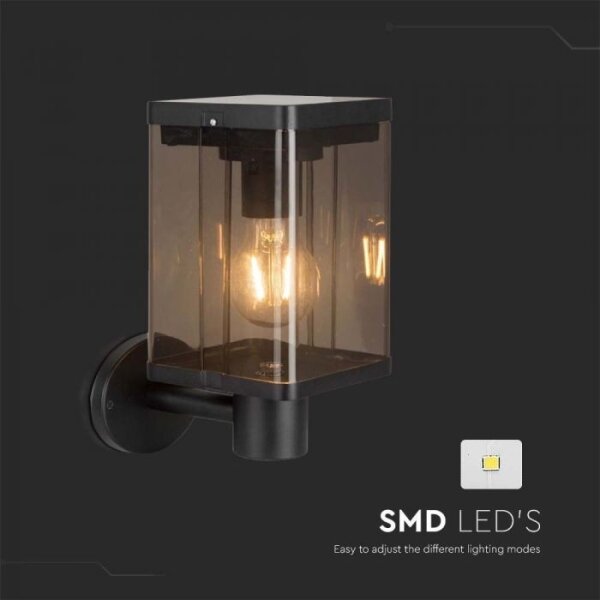 Lampada solare da parete LED esterna con sensore LED/2,5W/3,7V 3000K IP54