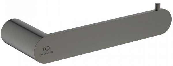 Porta Carta Igienica Ideal Standard CONCA tondo 170x64x35mm Grigio magnetico