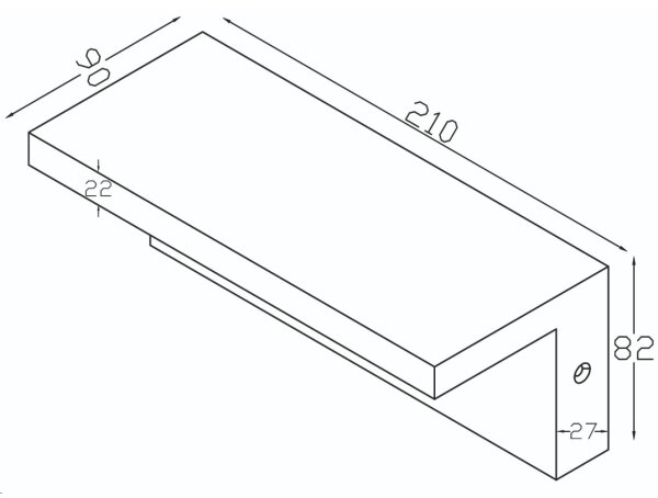 Top Lampada - LED Applique da esterno con sensore LED/10W/230V 4000K IP54