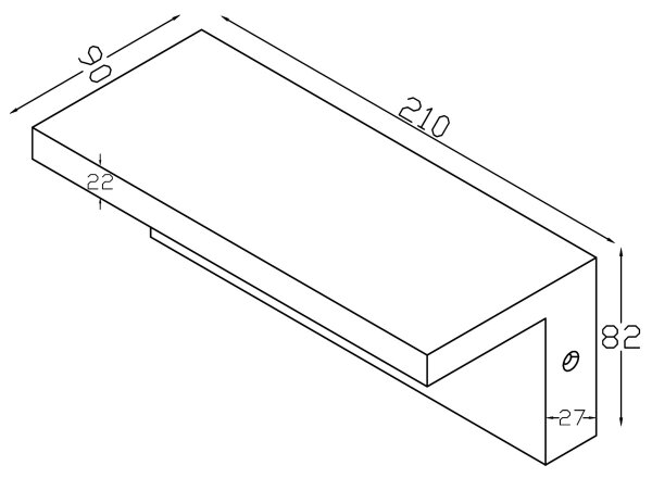 Top Lampada - Applique a LED da esterno LED/10W/230V 4000K IP54