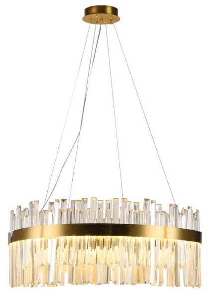 Lampadario di cristallo a LED dimmerabile su una stringa LED/80W/230V + telecomando