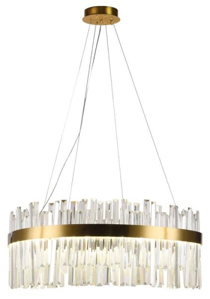Lampadario di cristallo a LED dimmerabile su una stringa LED/80W/230V + telecomando