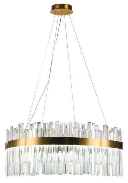 Lampadario di cristallo a LED dimmerabile su una stringa LED/80W/230V + telecomando