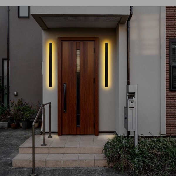 Applique LED da esterno / 23 W / 230 V / 4000 K / IP65 / 141 cm / antracite