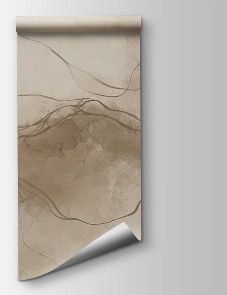 Carta da parati Tonalità tenui si fondono in un design elegante, Carta da parati lastrazione, Carta da parati popolare, t00344 - Tapeko.it
