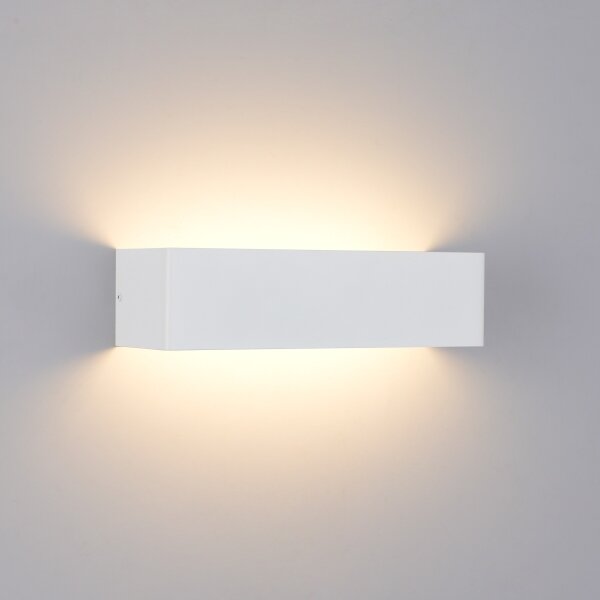 Brilagi - Lampada da parete LED per esterni DONNANI LED/12W/230V 30 cm bianco IP44