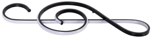 Lampadario LED a sospensione con filo LED/18W/230V 3000K nero