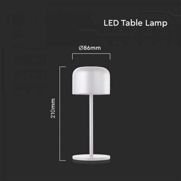 Lampada da tavolo LED dimmerabile LED/1,5W/5V 2700-5700K IP54 bianco