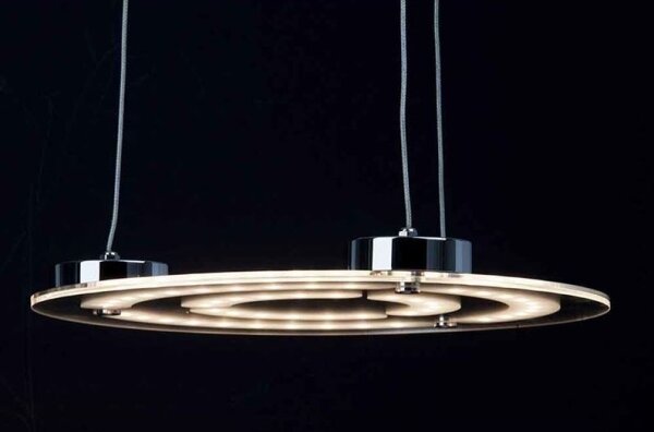 Brilliant - Lampadario LED a sospensione con filo RIVERSIDE LED/28W/230V
