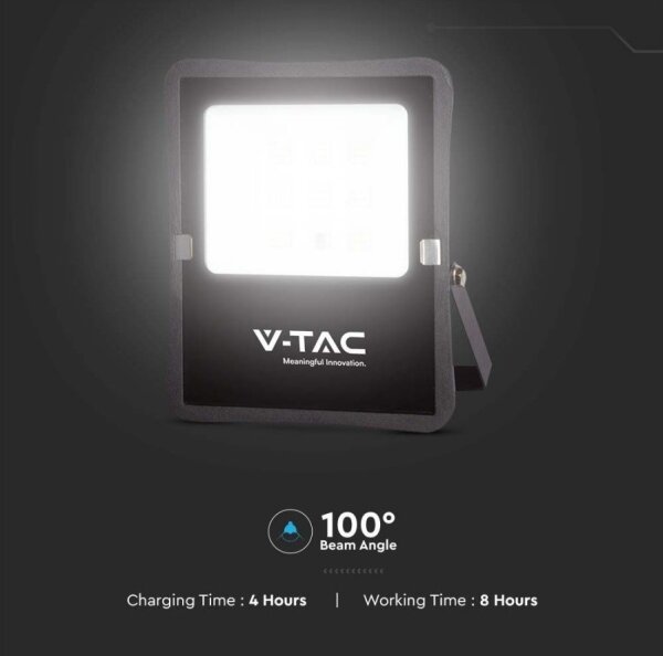 Faro solare LED esterno 6W 3,2V 6400K IP65