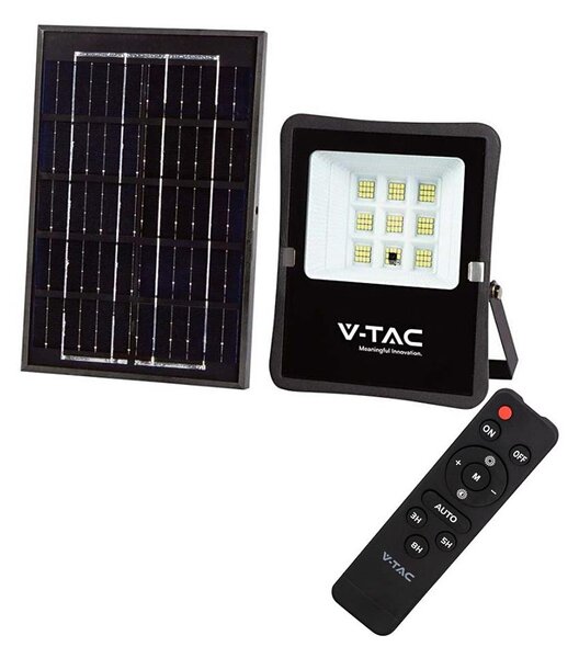 Faro solare LED esterno 6W 3,2V 6400K IP65