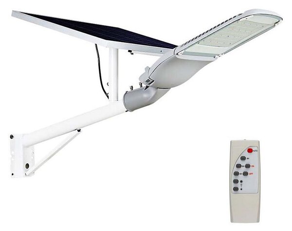 Lampada solare LED dimmerabile 50W 6,4V 6000K IP65 con telecomando