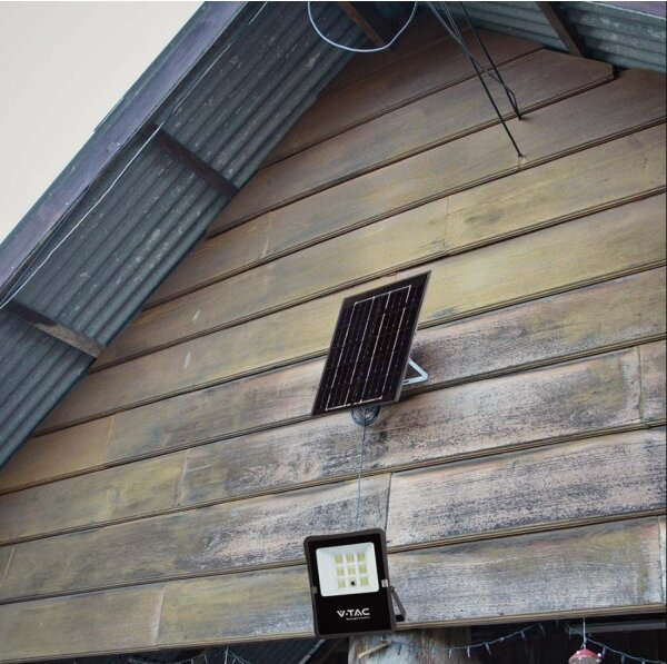 Faro solare LED esterno 6W 3,2V 6400K IP65