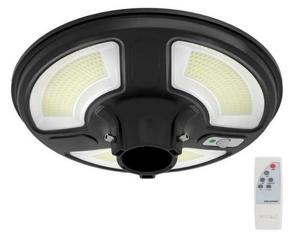 Lampada solare LED da esterno 10W 3,2V IP65 4000K con sensore e telecomando