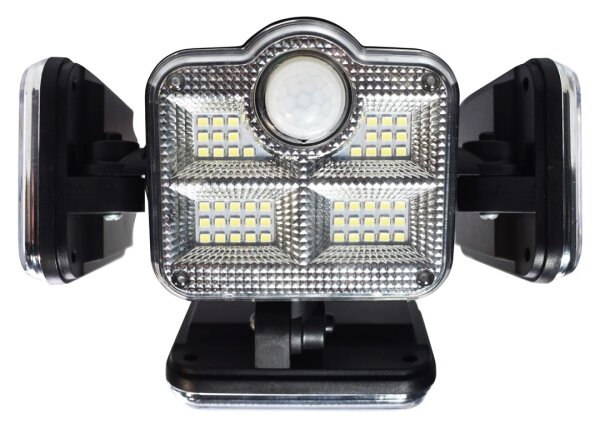 LED Proiettore solare con sensore di movimento e crepuscolare 30W/3,7V 2400 mAh IP47 + +TC